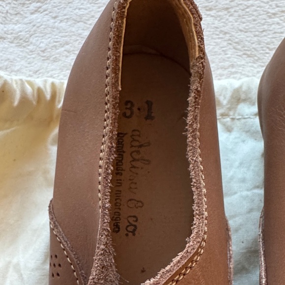 Adelisa & Co. Girls 31 (13) sol brown leather - Picture 11 of 16